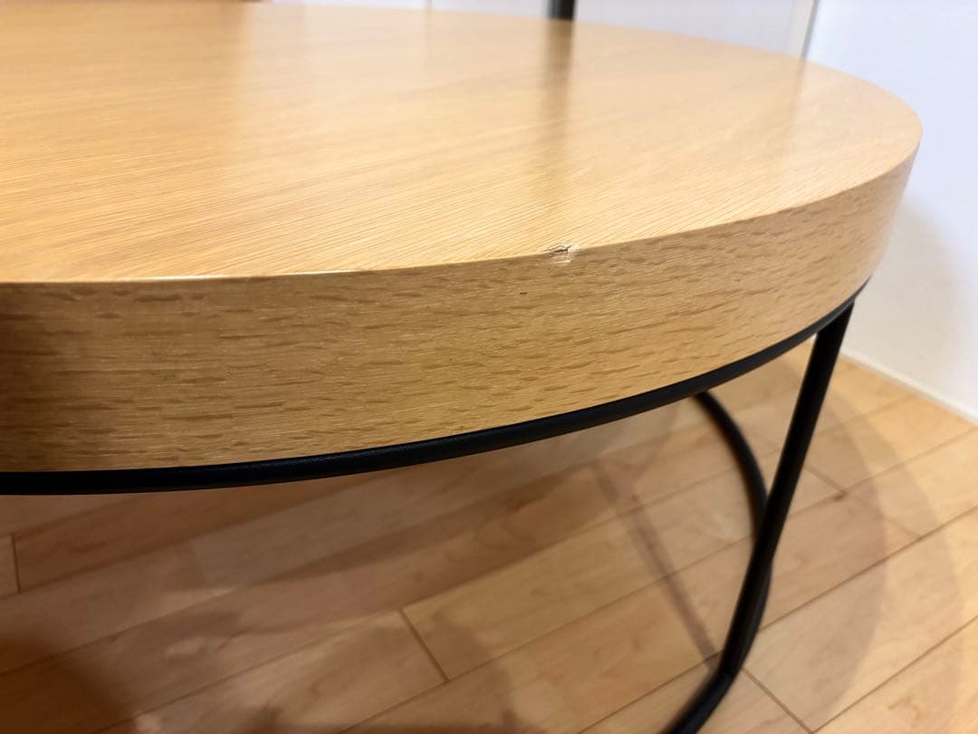 【たのメル便送料込み】IDEE DIVANCO ローテーブル オーク88cm
