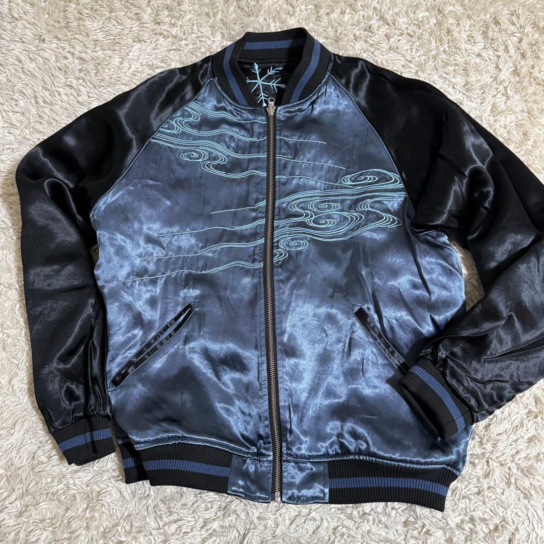 絡繰魂 × BLEACH 日番谷冬獅郎 リバ−シブル スカジャン千年血戦篇 粋