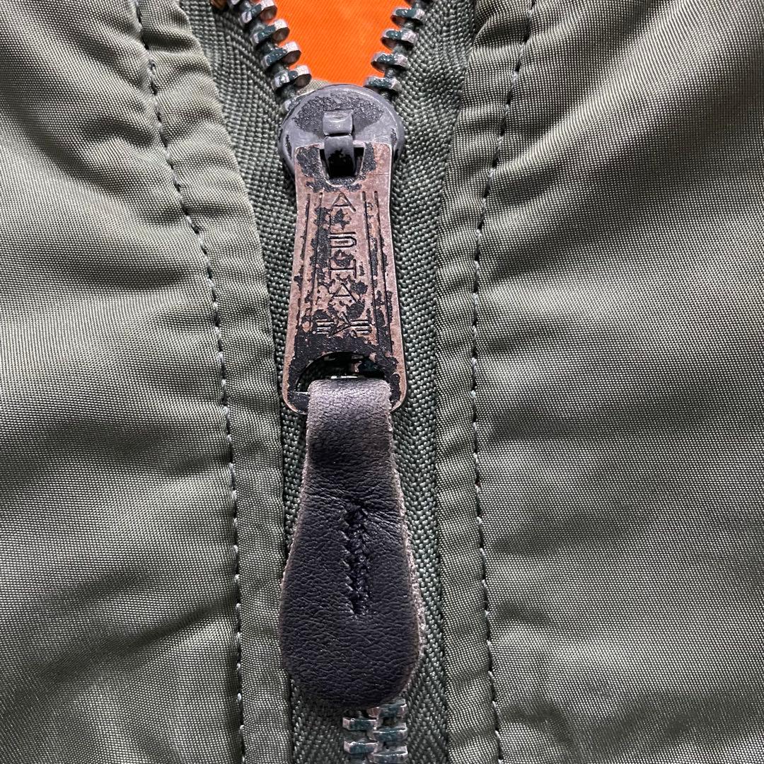 90s ALPHA INDUSTRIES MA-1 フライトジャケットMサイズ