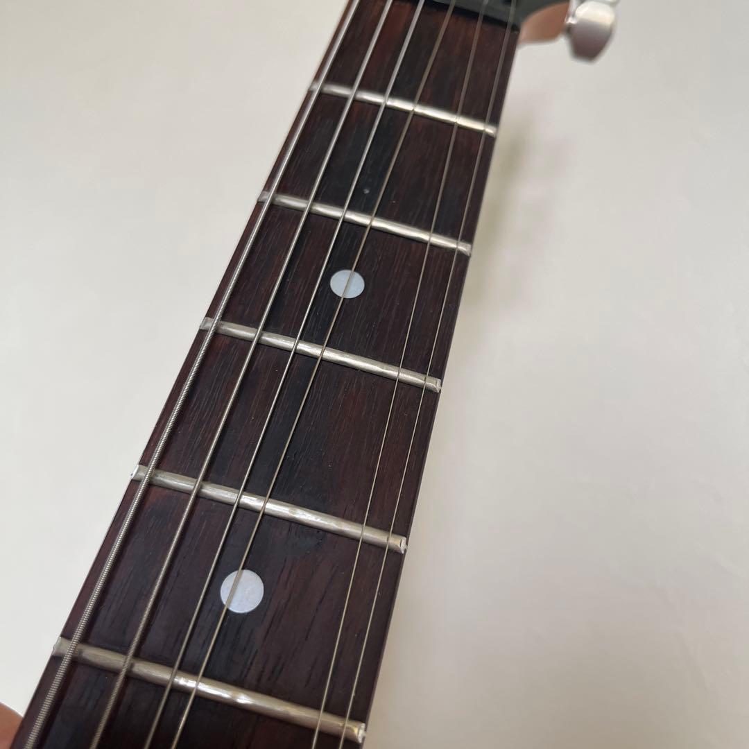 Burny シルバー レスポールタイプエレキギター