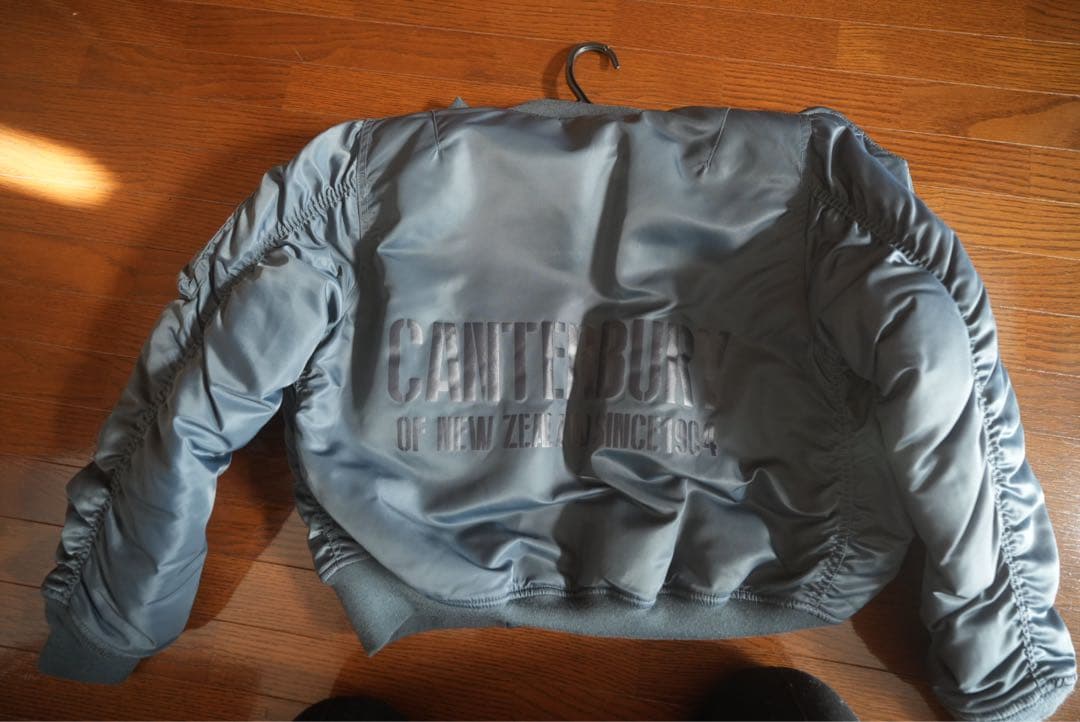 Canterbury MA-1ジャケット グレー