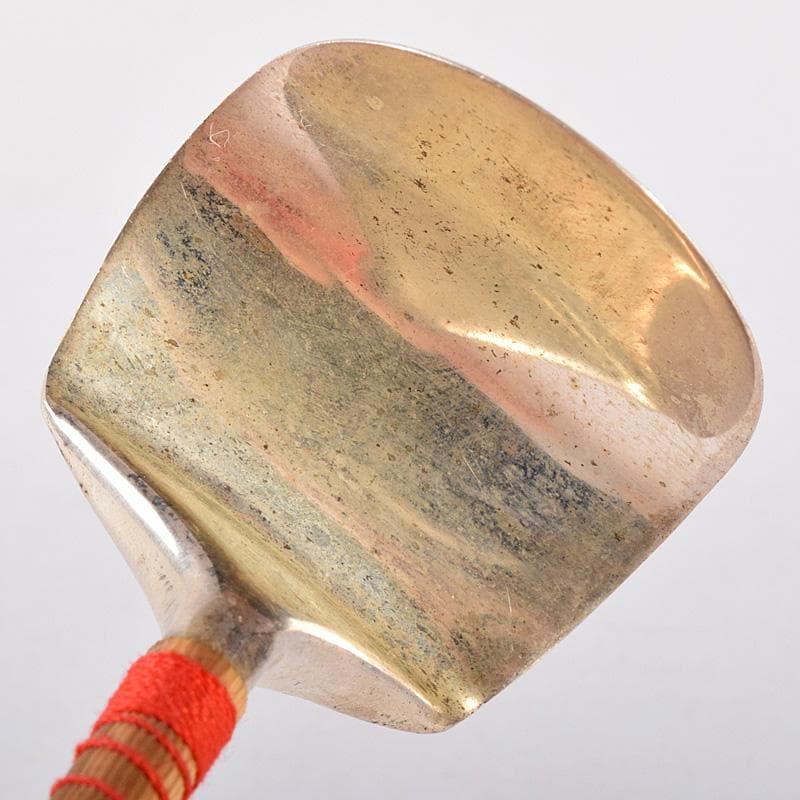 茶道具　金工師　木村清五郎造　南鐐　灰匙　三本組　約63g　共箱　M　R7732