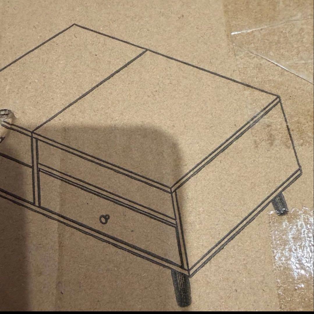 ドレッサーテーブル ローテーブル 引き出し付 棚付 化粧台 組み立て簡単 オーク