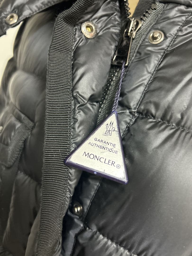 モンクレール エルミンヌ サイズ4 ブラック/大きいサイズ