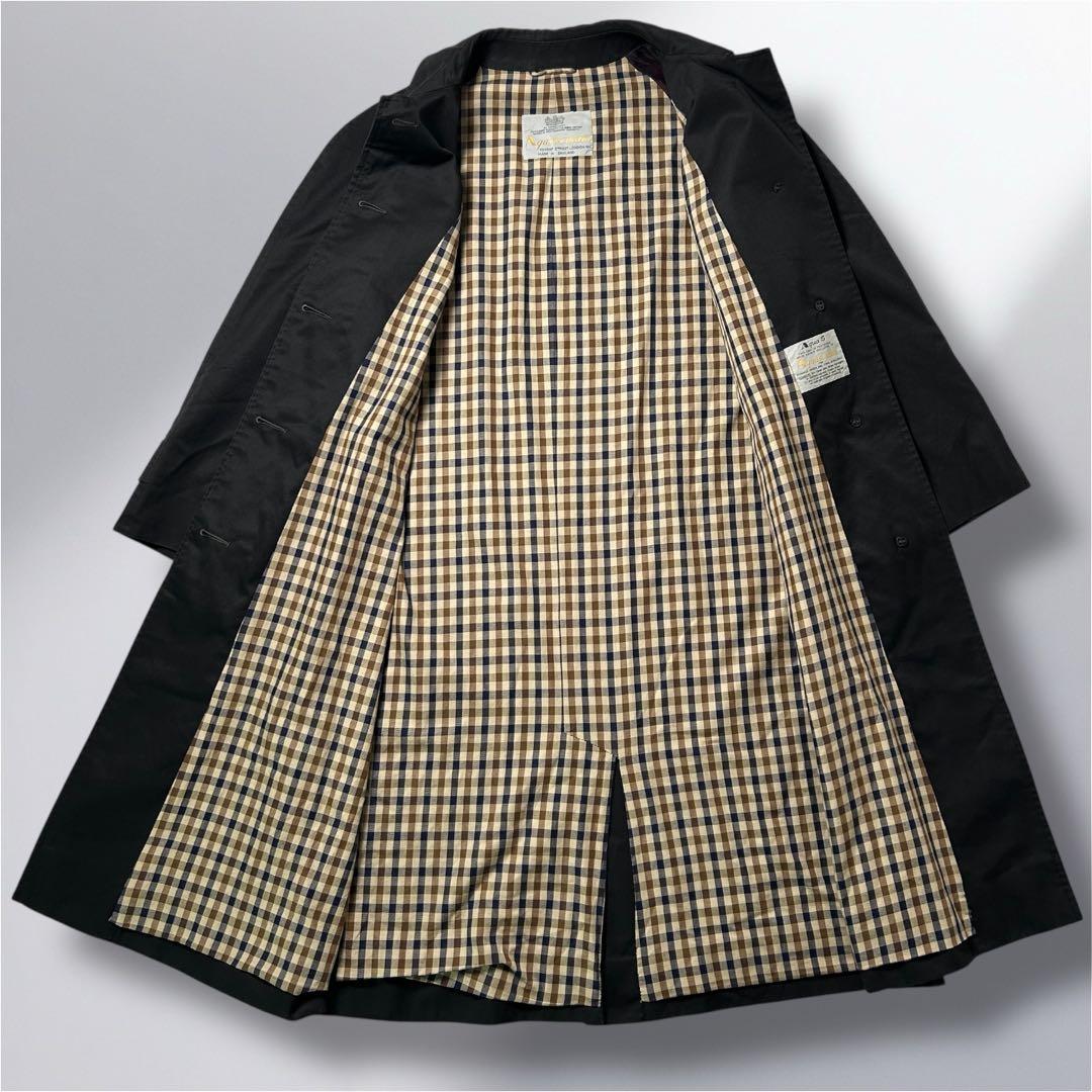 70~80's'AquascutumステンカラーコートMイギリス製vintage