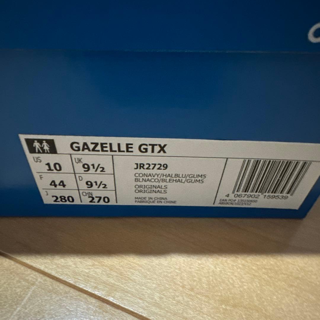 靴 adidas GAZELLE GTX 28cm navy gum