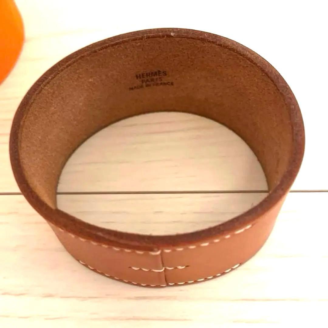 HERMES プールトゥール　レザーブレスレット