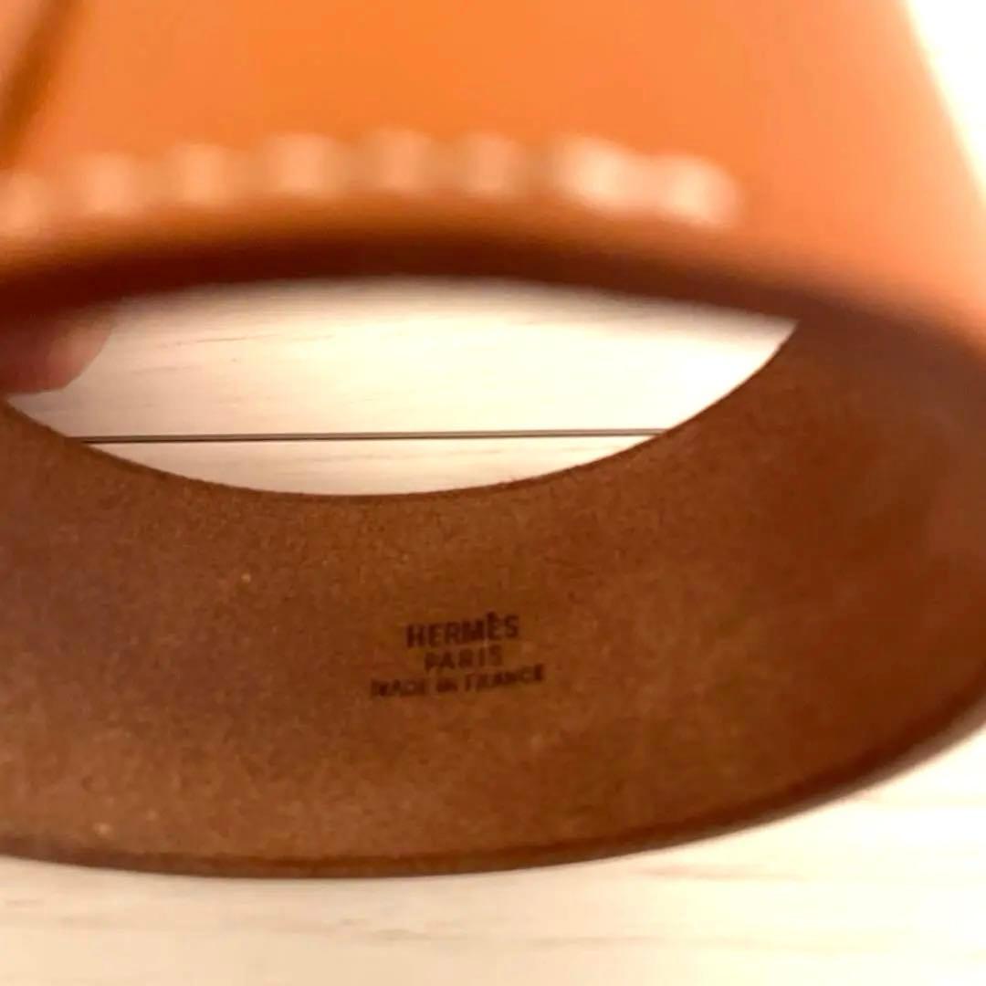 HERMES プールトゥール　レザーブレスレット