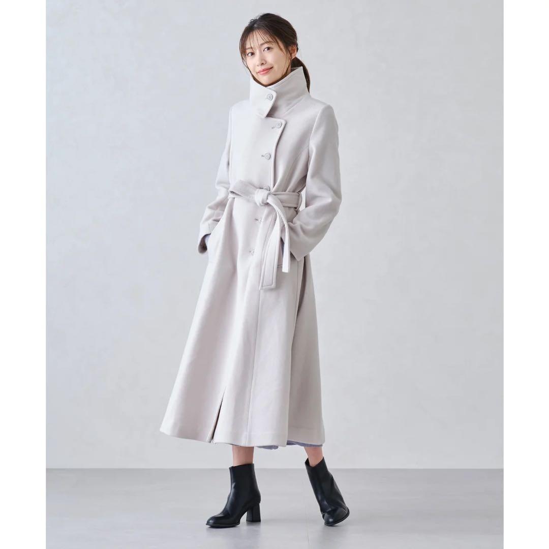 ミッシュマッシュ スタンドカラードレスコート