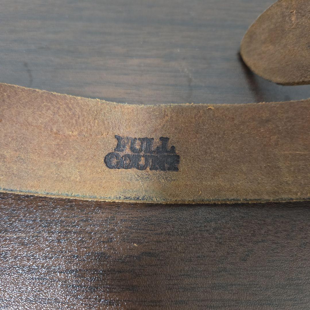 FULLCOUNT ブラウンレザーベルト