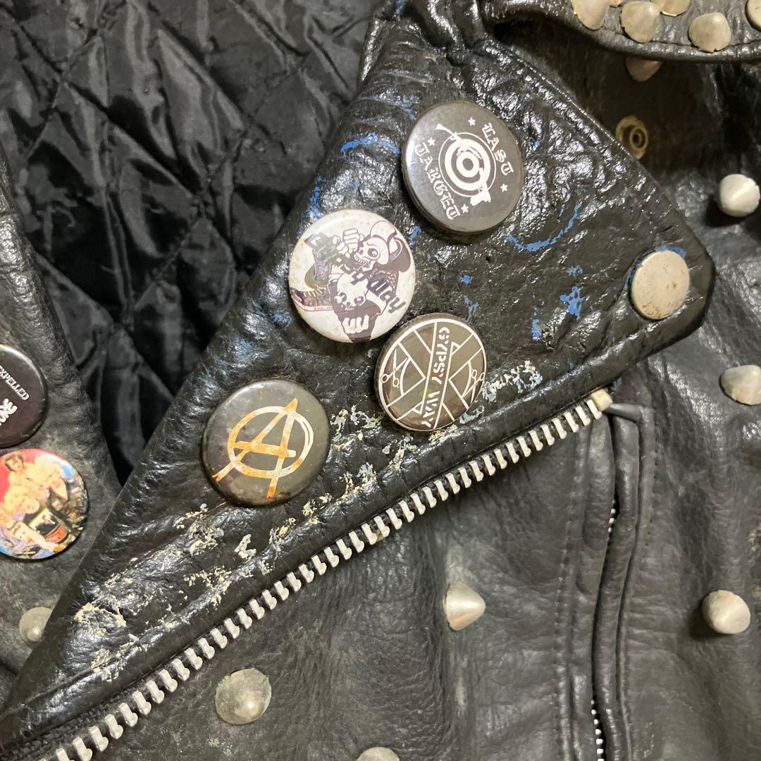 超ビンテージ！PUNKレジェンド　ラフィンノーズ　ベレー氏の鋲ジャン！