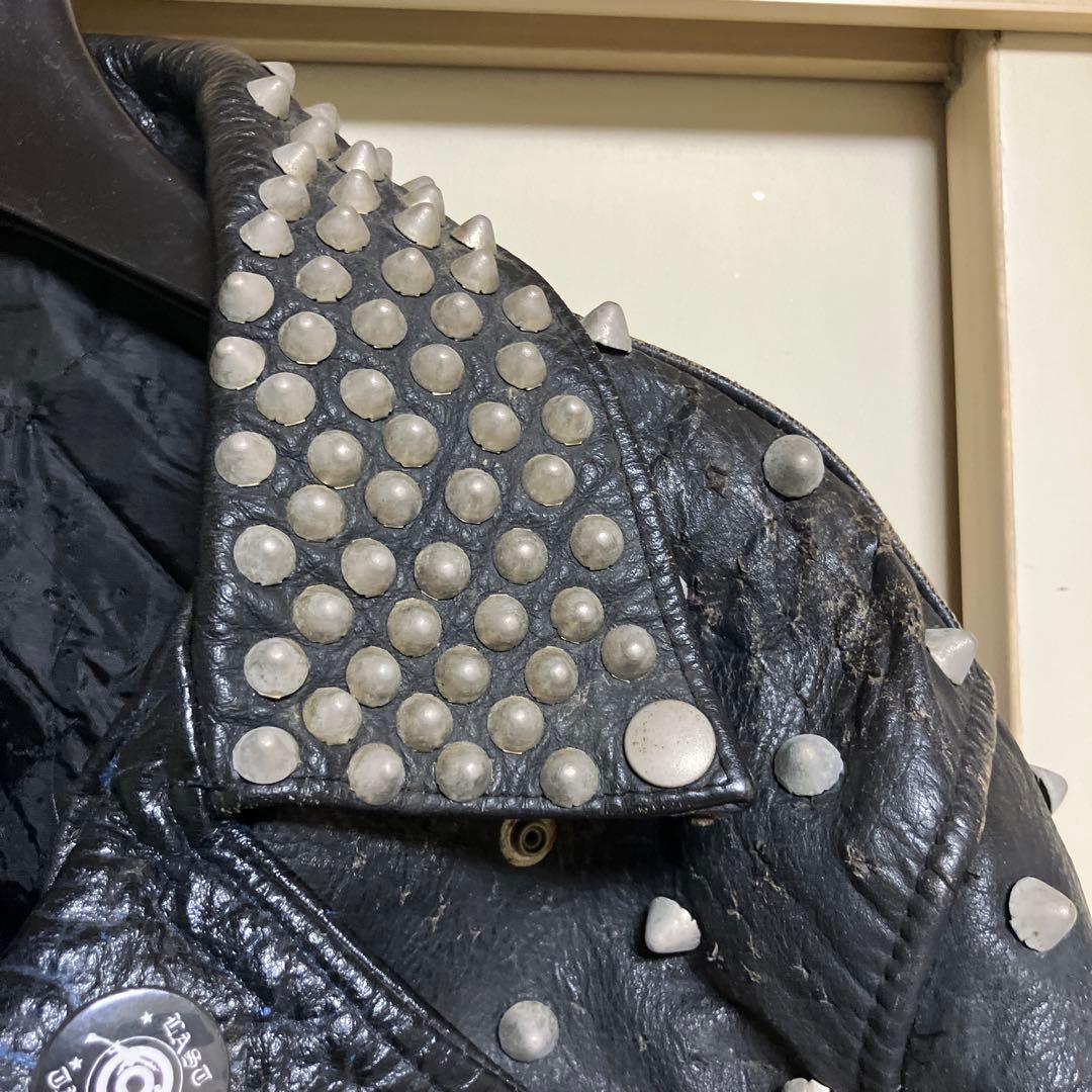 超ビンテージ！PUNKレジェンド　ラフィンノーズ　ベレー氏の鋲ジャン！