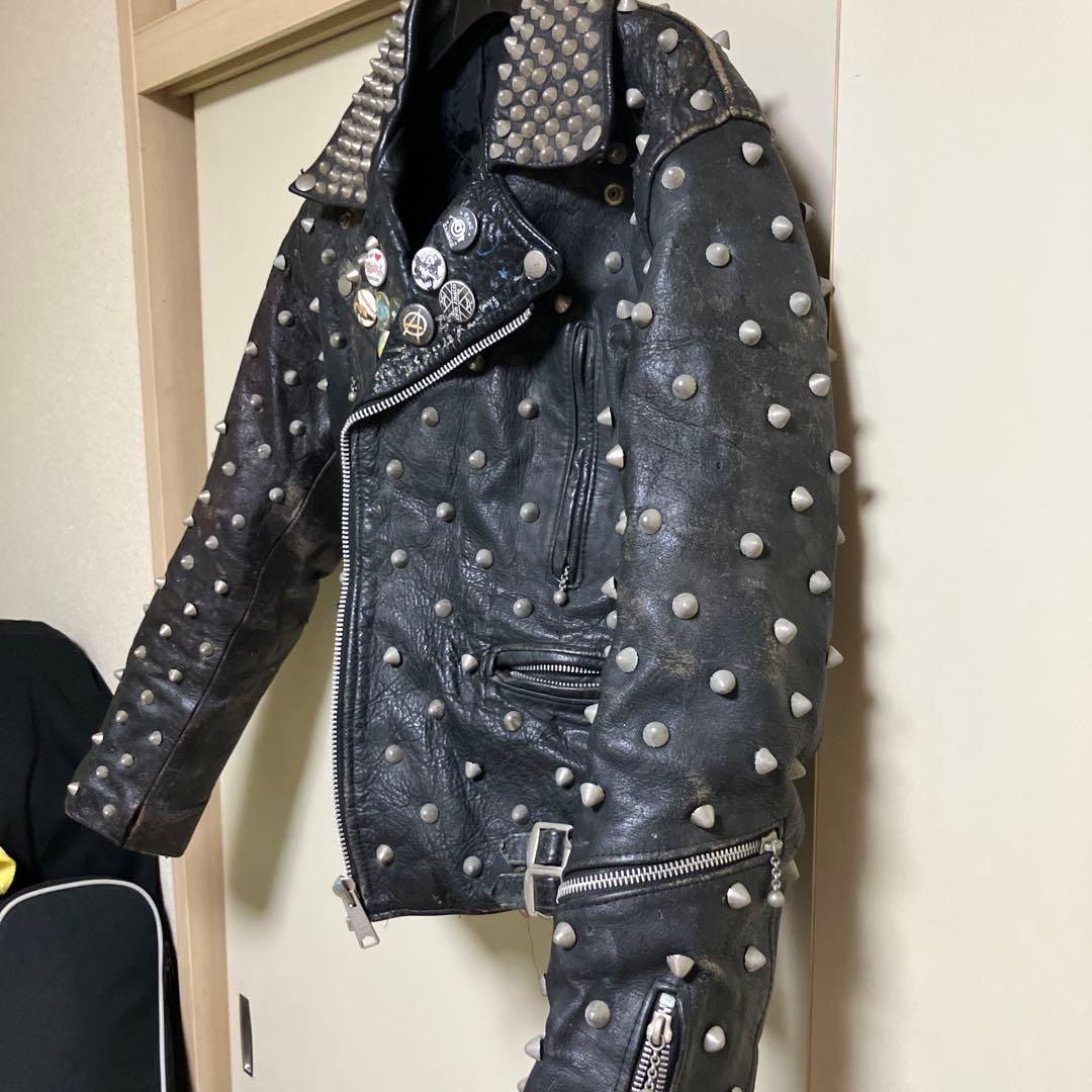 超ビンテージ！PUNKレジェンド　ラフィンノーズ　ベレー氏の鋲ジャン！
