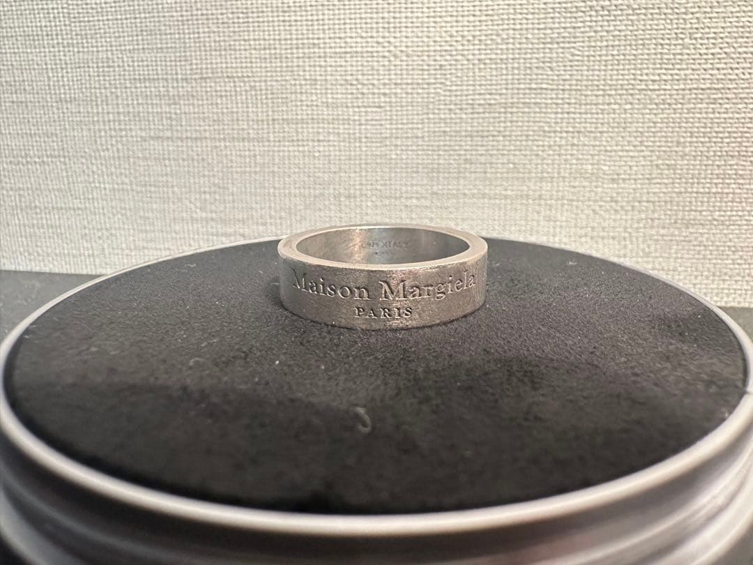 maison margiela リング　メゾンマルジェラ　ロゴリング