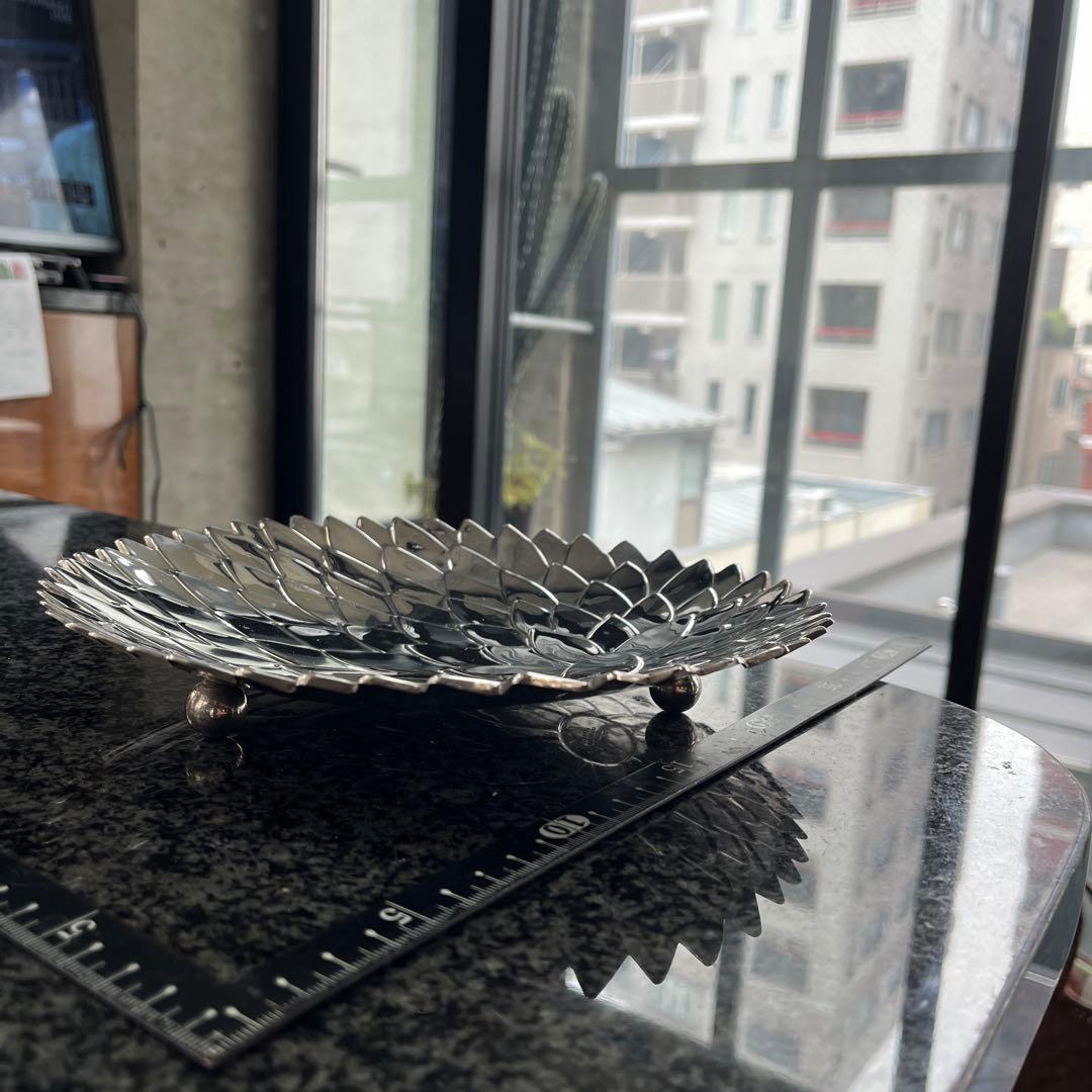 ティファニー　純銀　銀器花びら