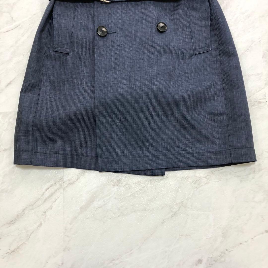 【極美品】 TAGLIATORE トレンチコート ROLF ネイビー 42R