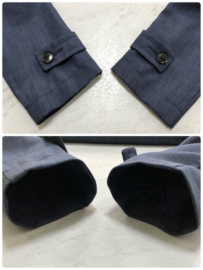 【極美品】 TAGLIATORE トレンチコート ROLF ネイビー 42R