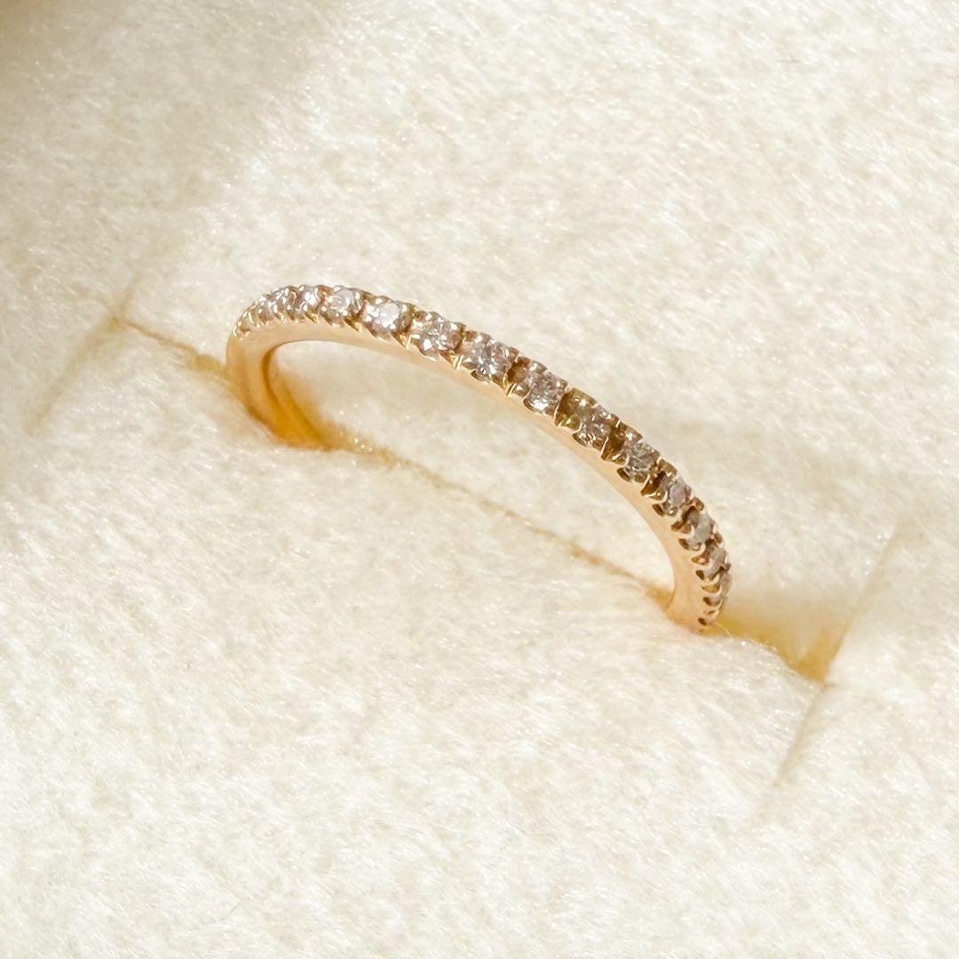 【STAR JEWELRY】k18　2号　ハーフエタニティ
