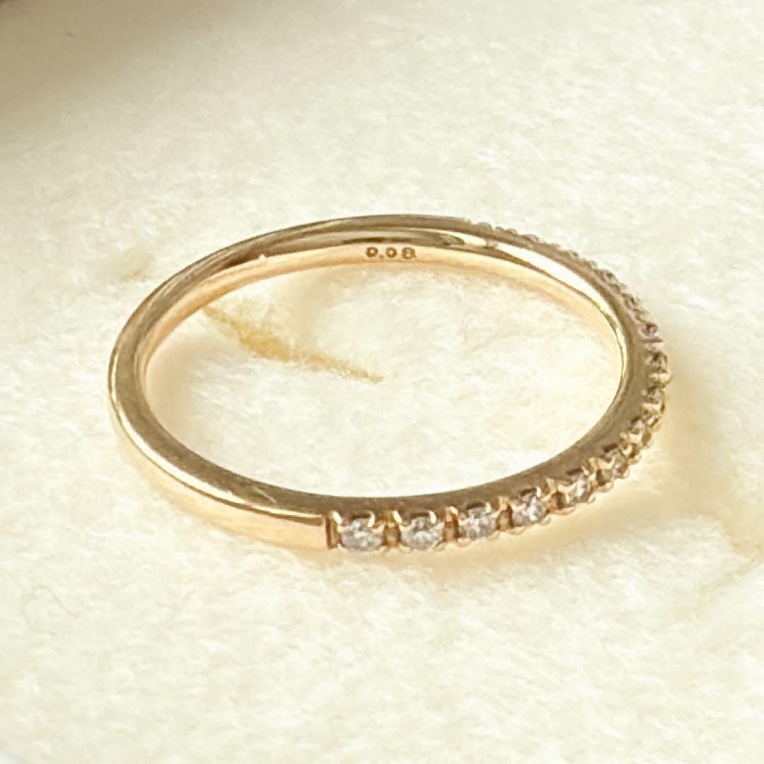 【STAR JEWELRY】k18　2号　ハーフエタニティ