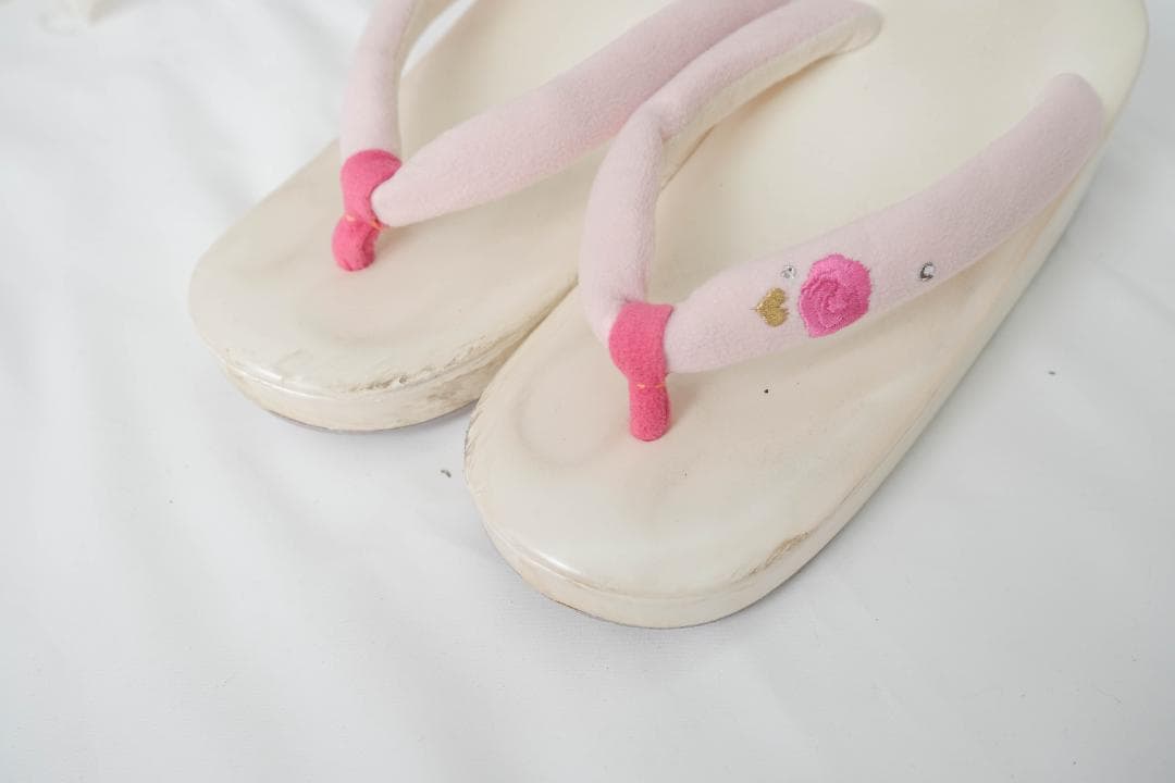 七五三　７歳女の子　着物 ピンクと黒