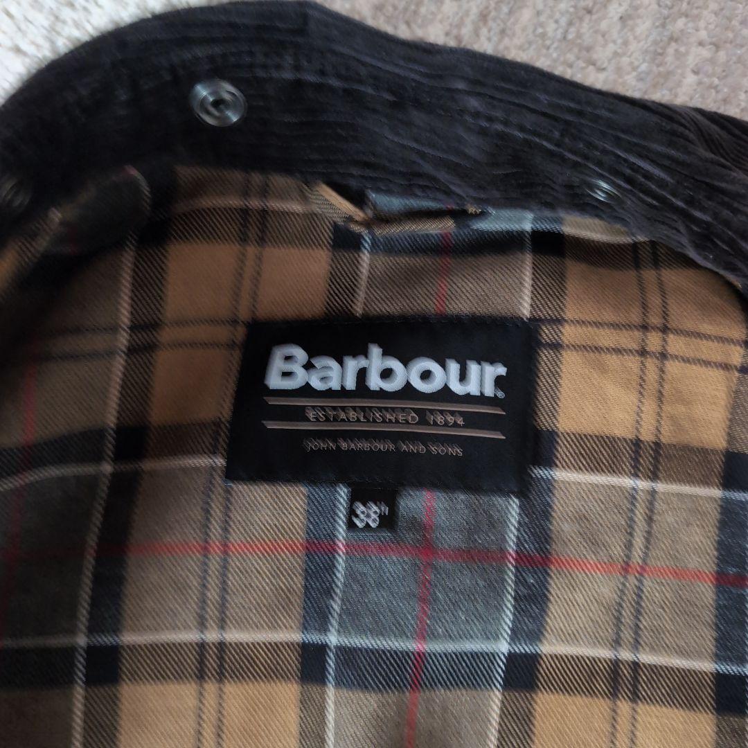 Barbour Transport Waxグレー 38