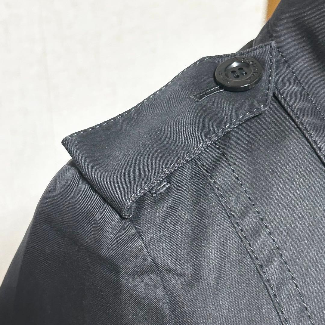新品タグ付き　Aquascutum トレンチコート　ライナー　黒　ロング丈