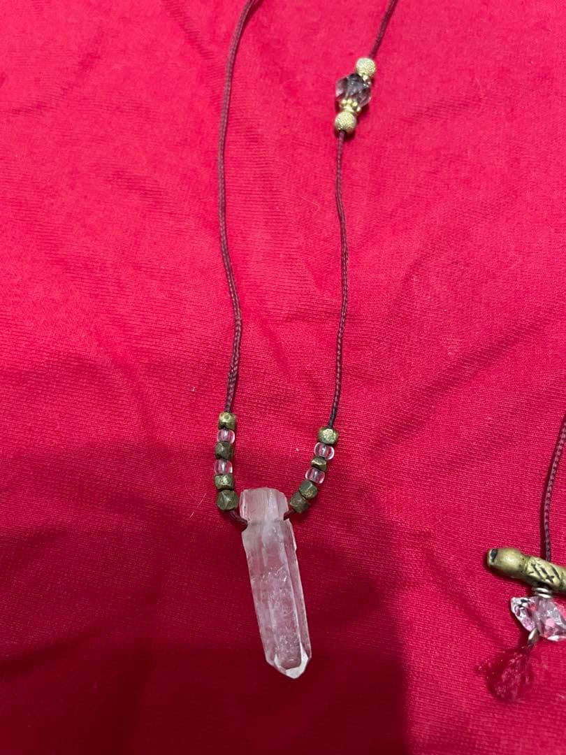 天然水晶(クォーツ) crystal.markrocksネックレス