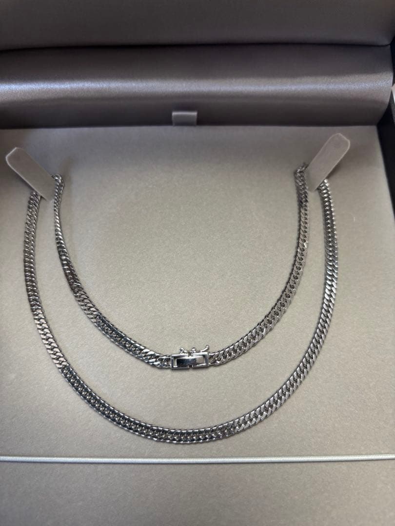 プラチナ　pt850 27.5g 45cm 喜平　ネックレス