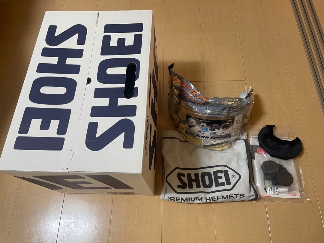 セキュリティ・セーフティ SHOEI X-14 KUJAKU + Bcom sb6x
