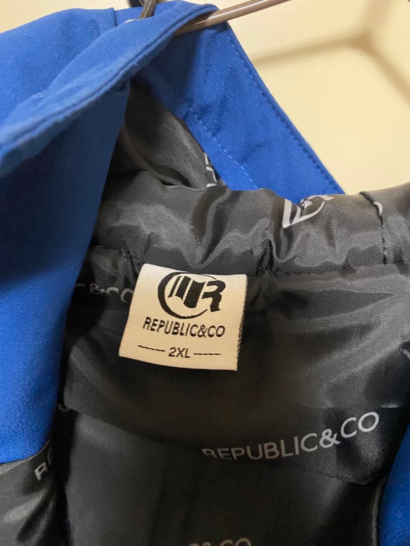 23-24 REPUBLIC＆CO ブルー　上下2XLサイズ