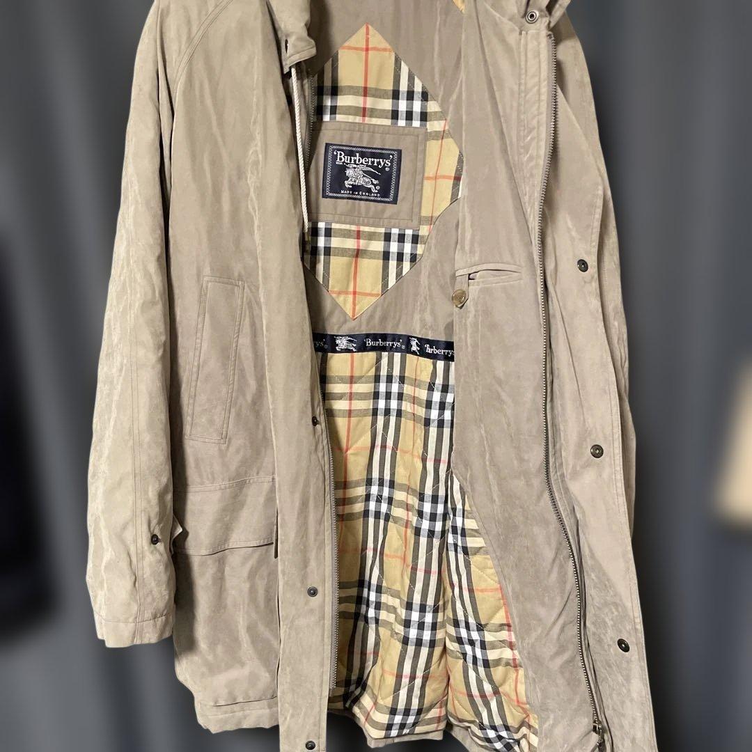 Burberry's フード付きトレンチコート ベージュ