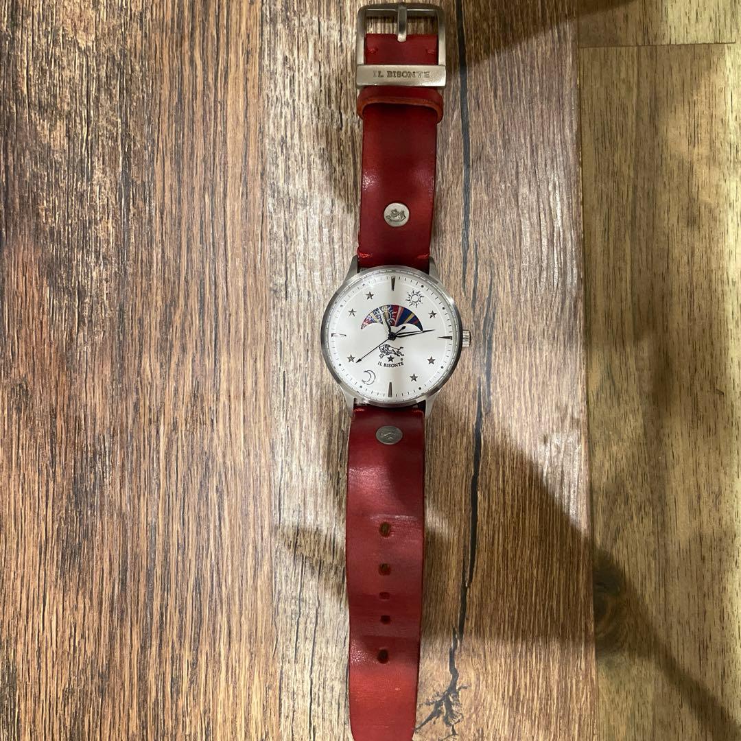 【イルビゾンテ】腕時計 サン&ムーン　ホワイト