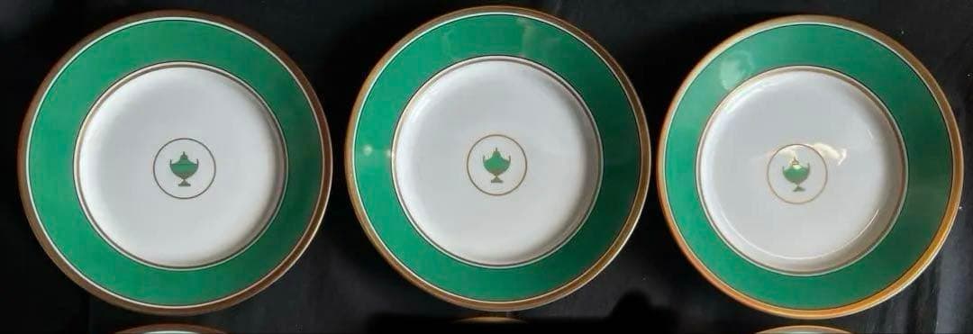 よみ様：リチャードジノリ　インペログリーン　プレート　20cm