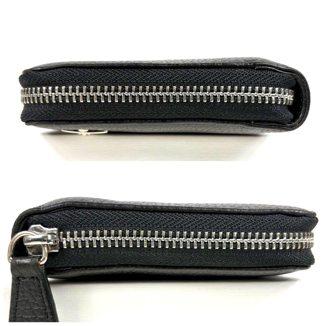 極美品✨ヴィヴィアンウエストウッド 長財布 ラウンドジップ 黒 大容量 レザー