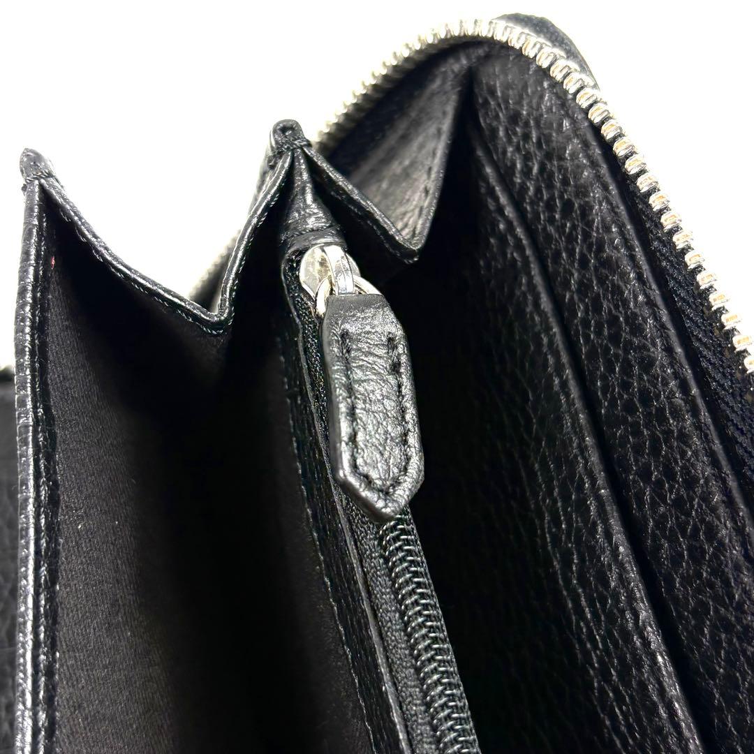 極美品✨ヴィヴィアンウエストウッド 長財布 ラウンドジップ 黒 大容量 レザー