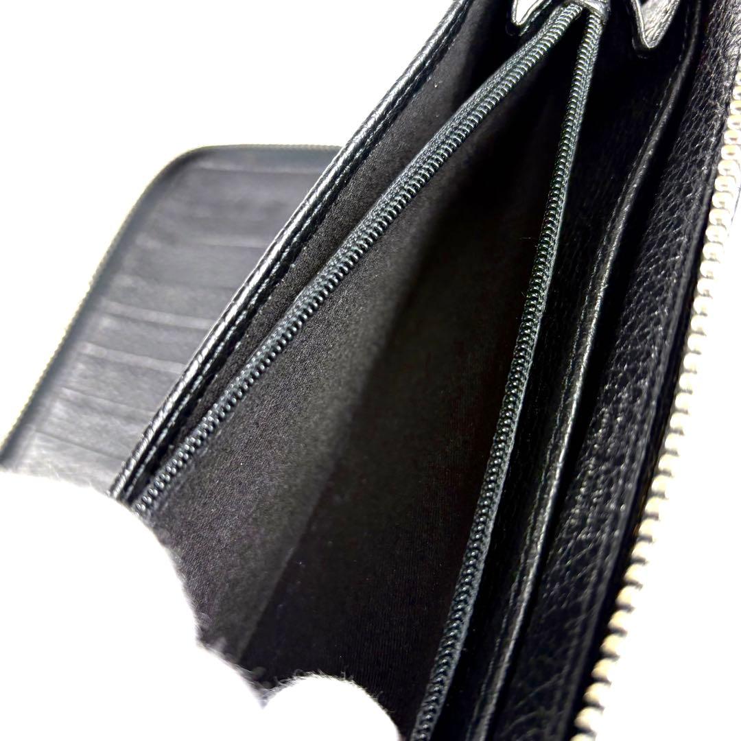 極美品✨ヴィヴィアンウエストウッド 長財布 ラウンドジップ 黒 大容量 レザー