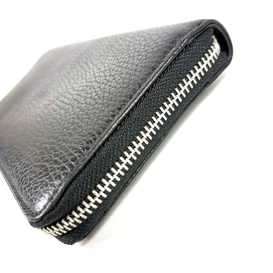 極美品✨ヴィヴィアンウエストウッド 長財布 ラウンドジップ 黒 大容量 レザー