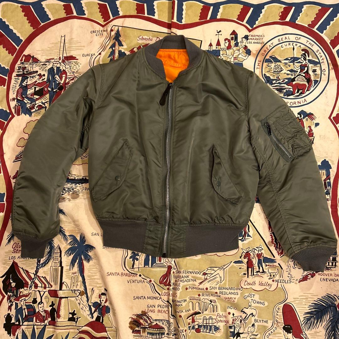 ALPHA INDUSTRIES MA-1 フライトジャケット USA製 M