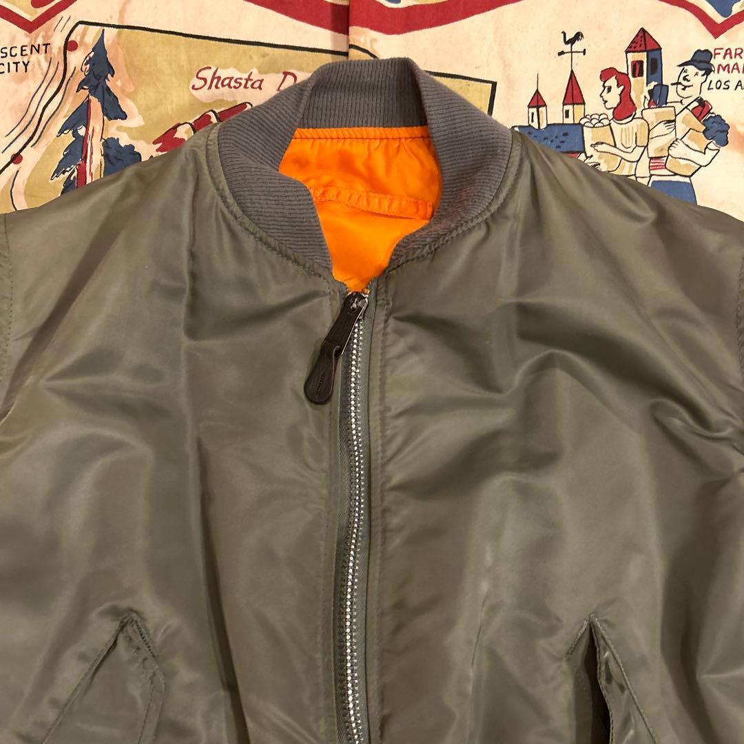 ALPHA INDUSTRIES MA-1 フライトジャケット USA製 M