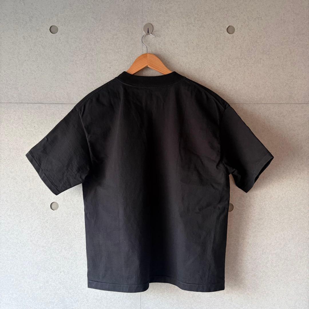 AURALEE STAND UP TEE BLACK サイズ3