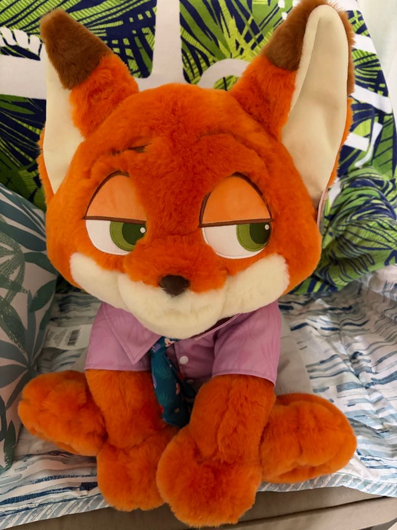 ズートピア2 ニック・ワイルド ぬいぐるみ ブランケット付