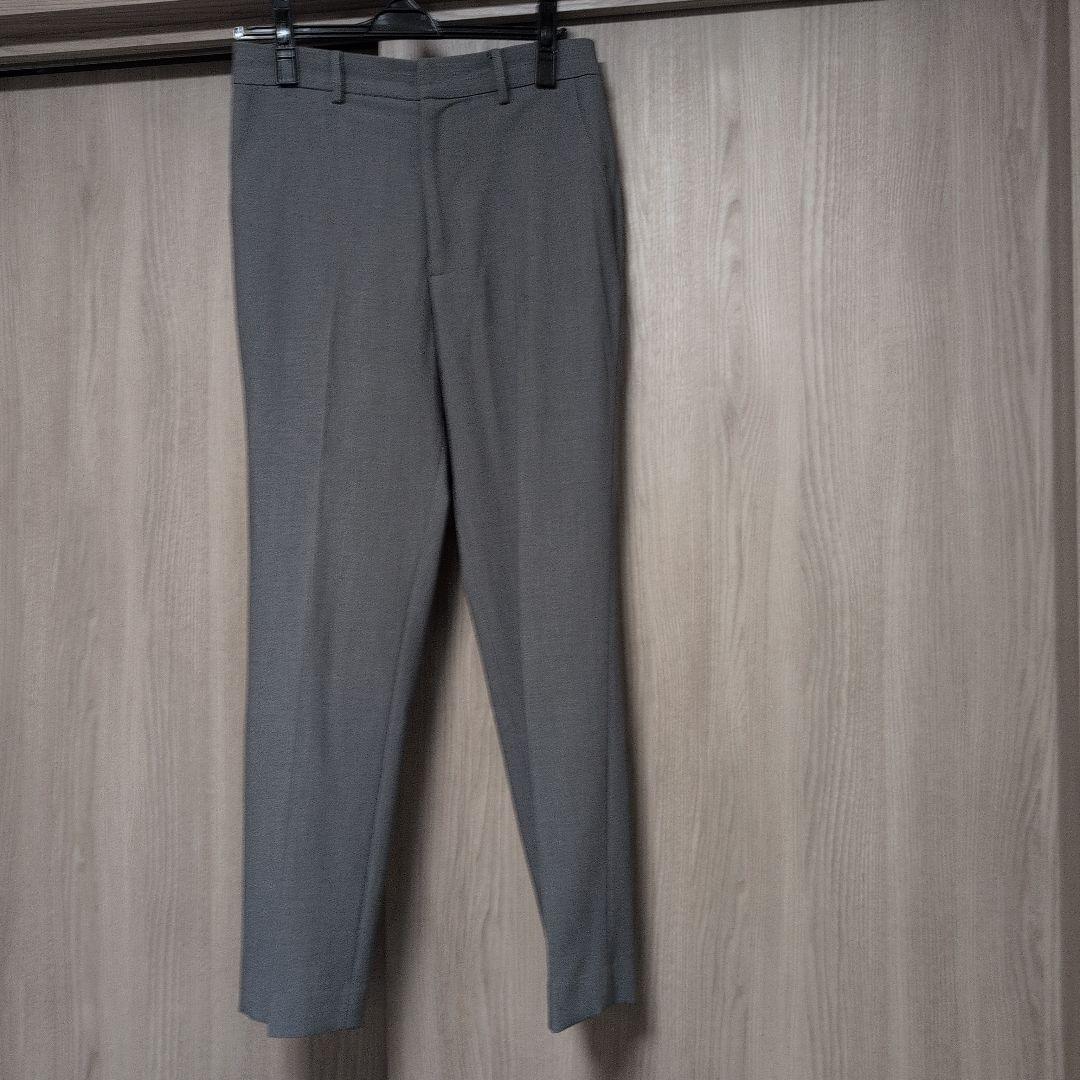 グレー ダブルブレスト パンツスーツ上下　soeju
