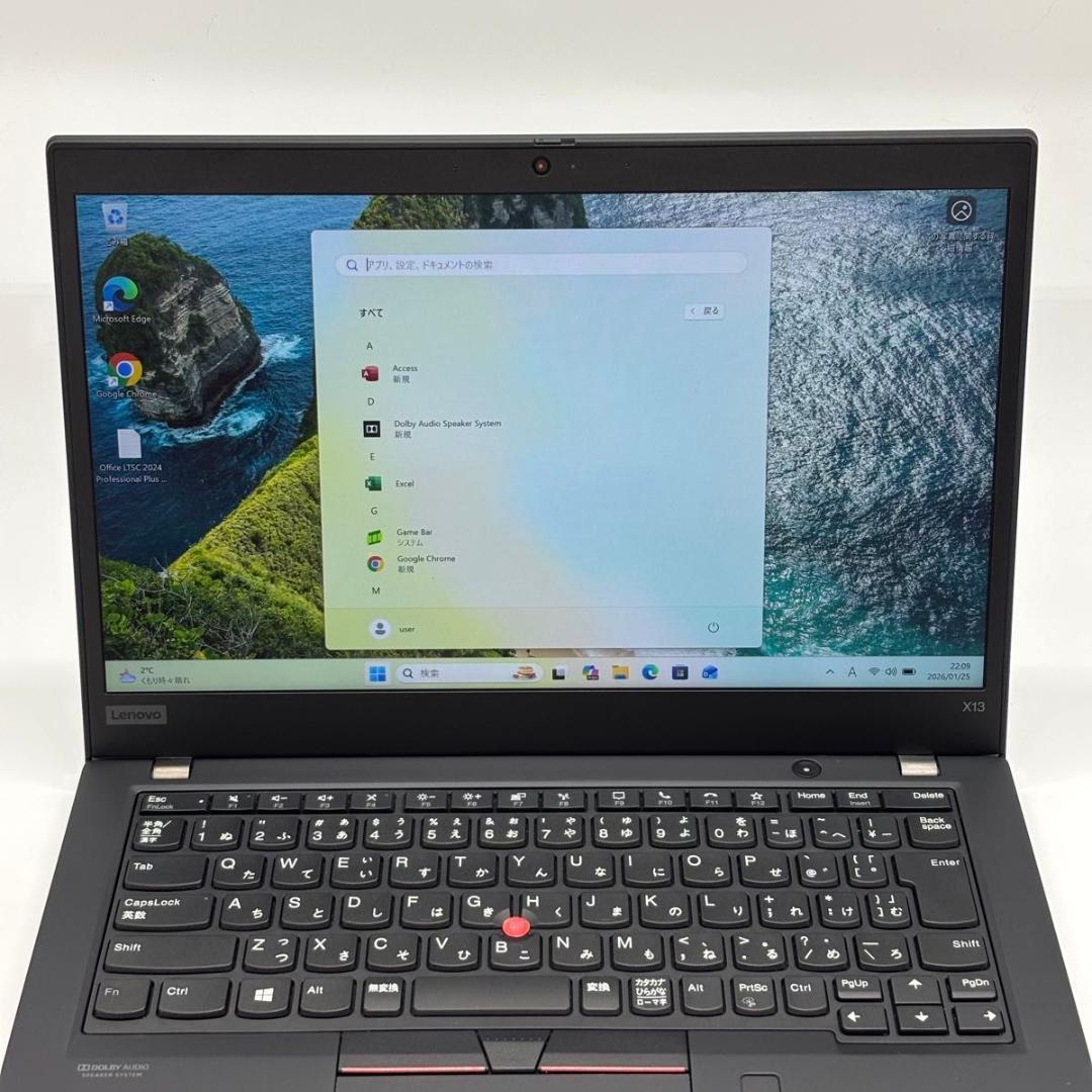 Windowsノート本体 LENOVO ThinkPad X13 Gen1 /16GB/256GB 3
