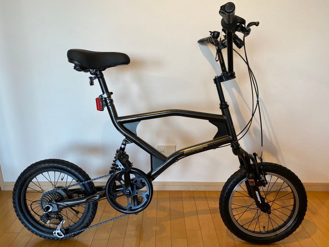 ほぼ新品　ミニベロ 16インチ　ブラック