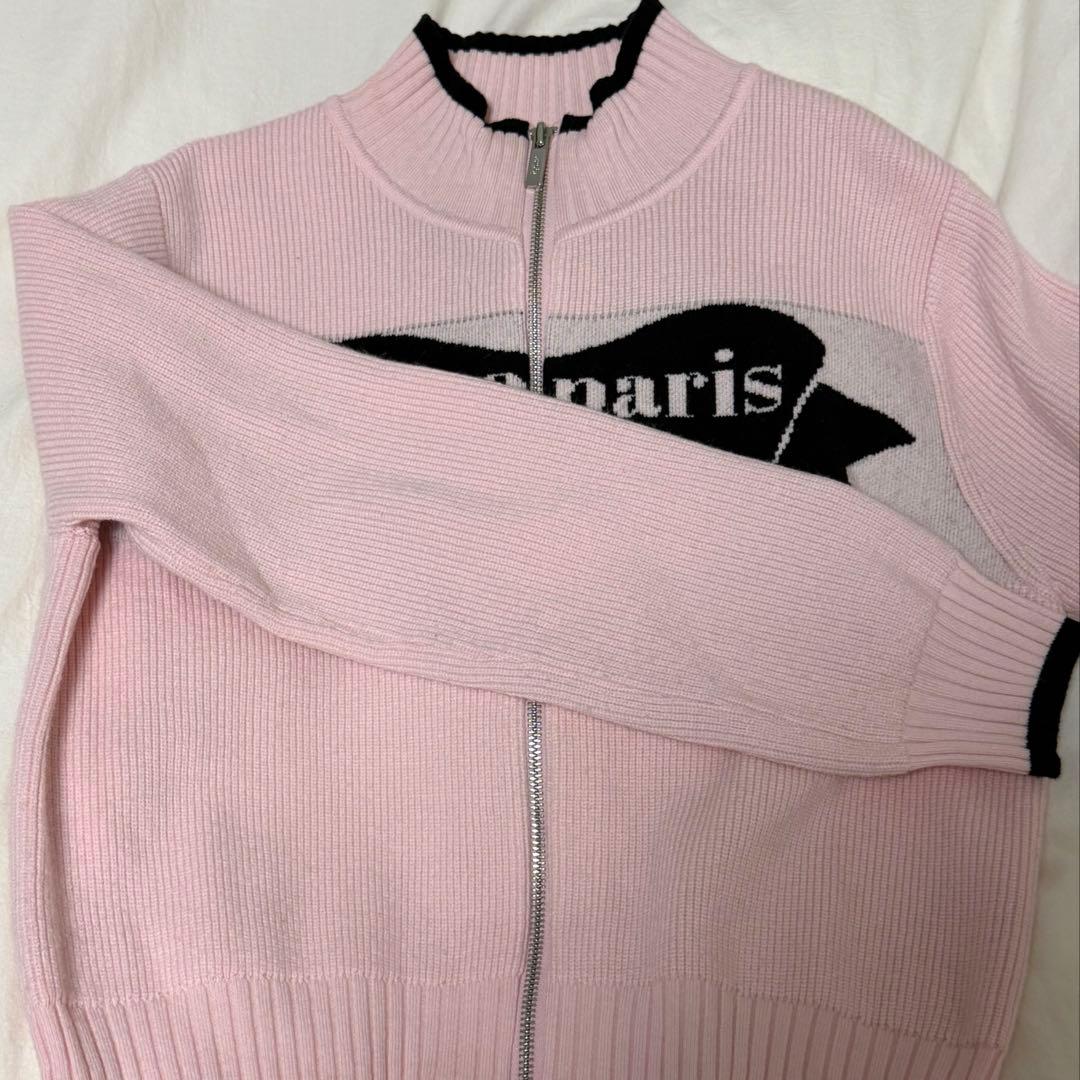 épine paris ribbon zip knit エピヌリボンジップニット