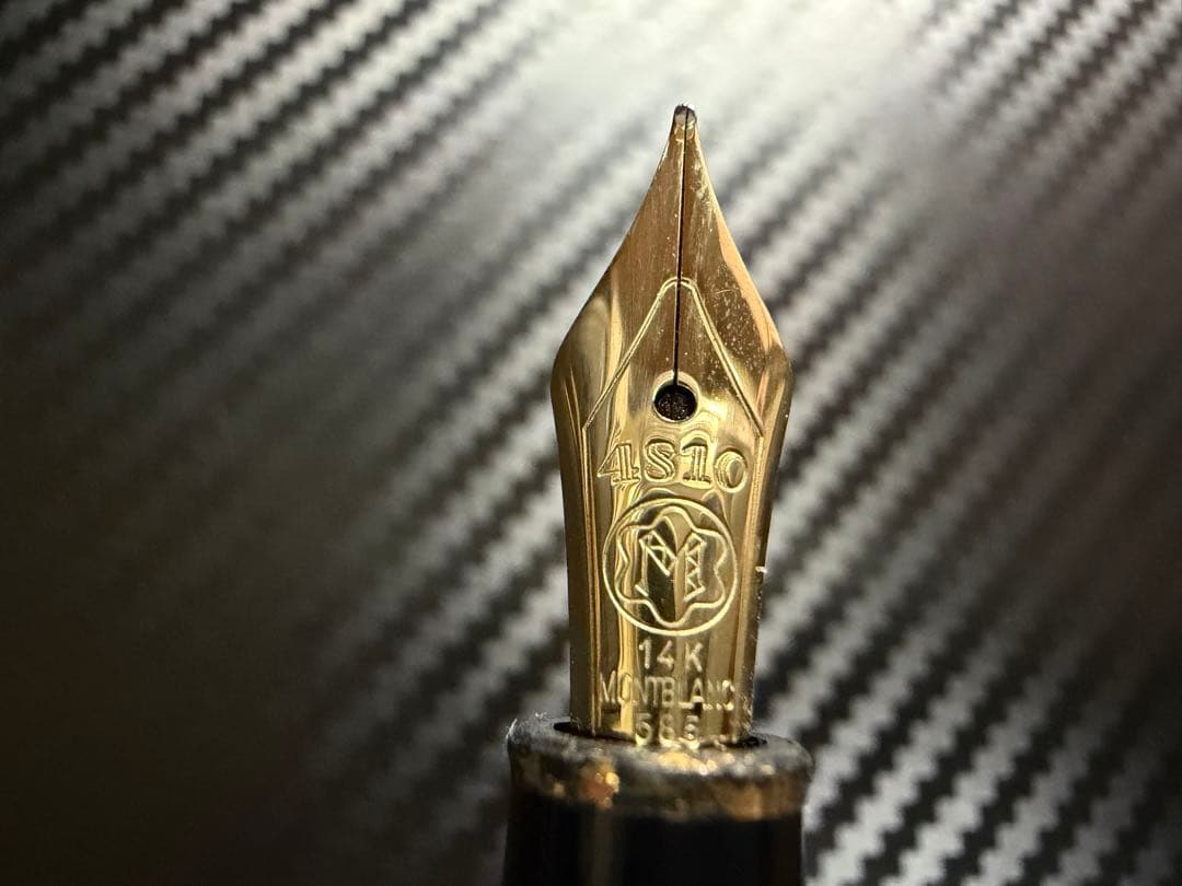 モンブラン マイスターシュテュック 144 ブラック 全金 M 中字 万年筆