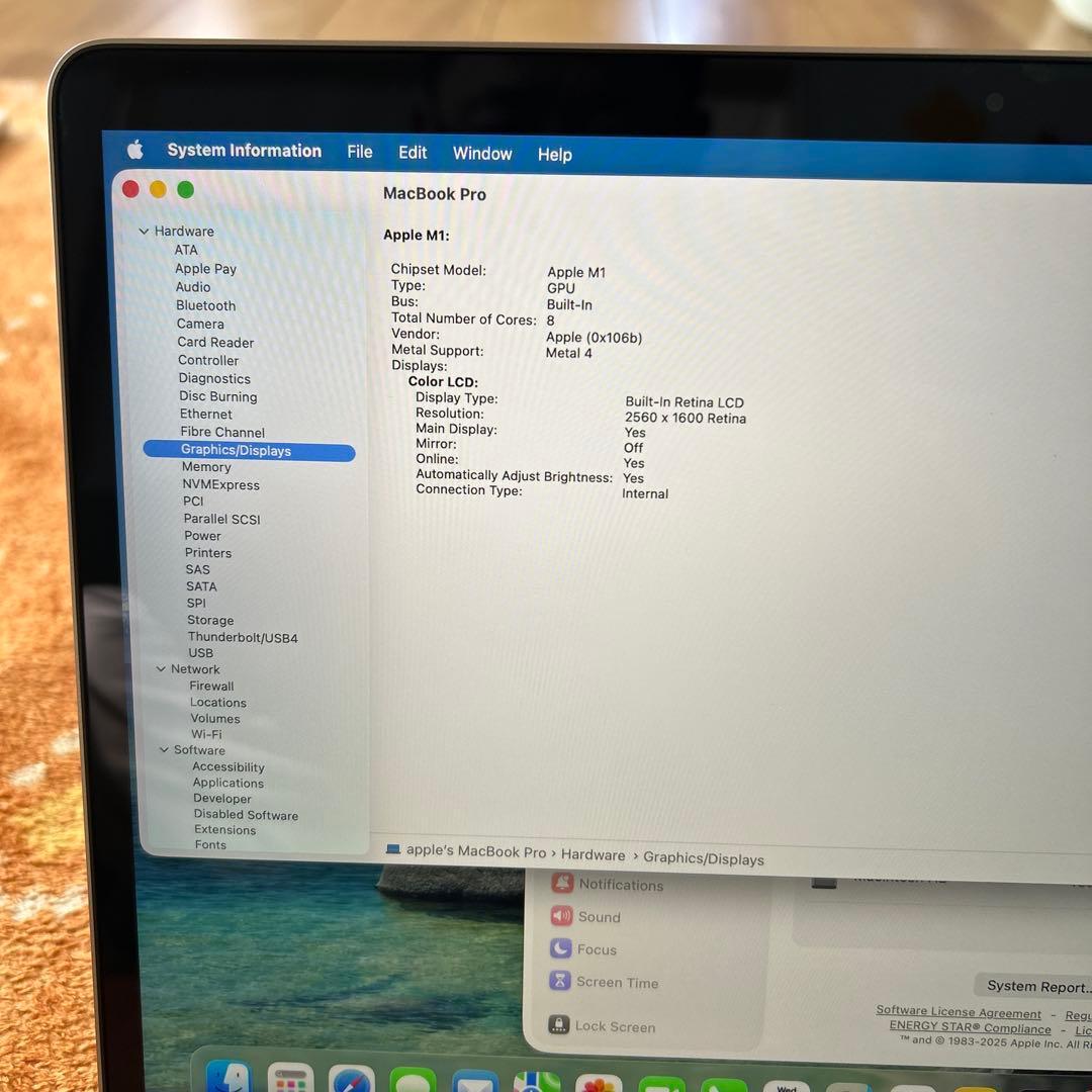 美品MacBook Pro 2020 M1 A2338 16GB 500GB