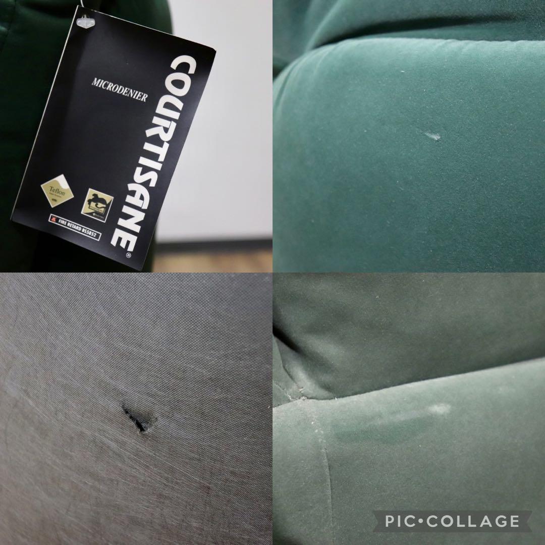 GMGN299○スペイン製 2.5人掛けソファ ラブソファ 長椅子 ファブリック