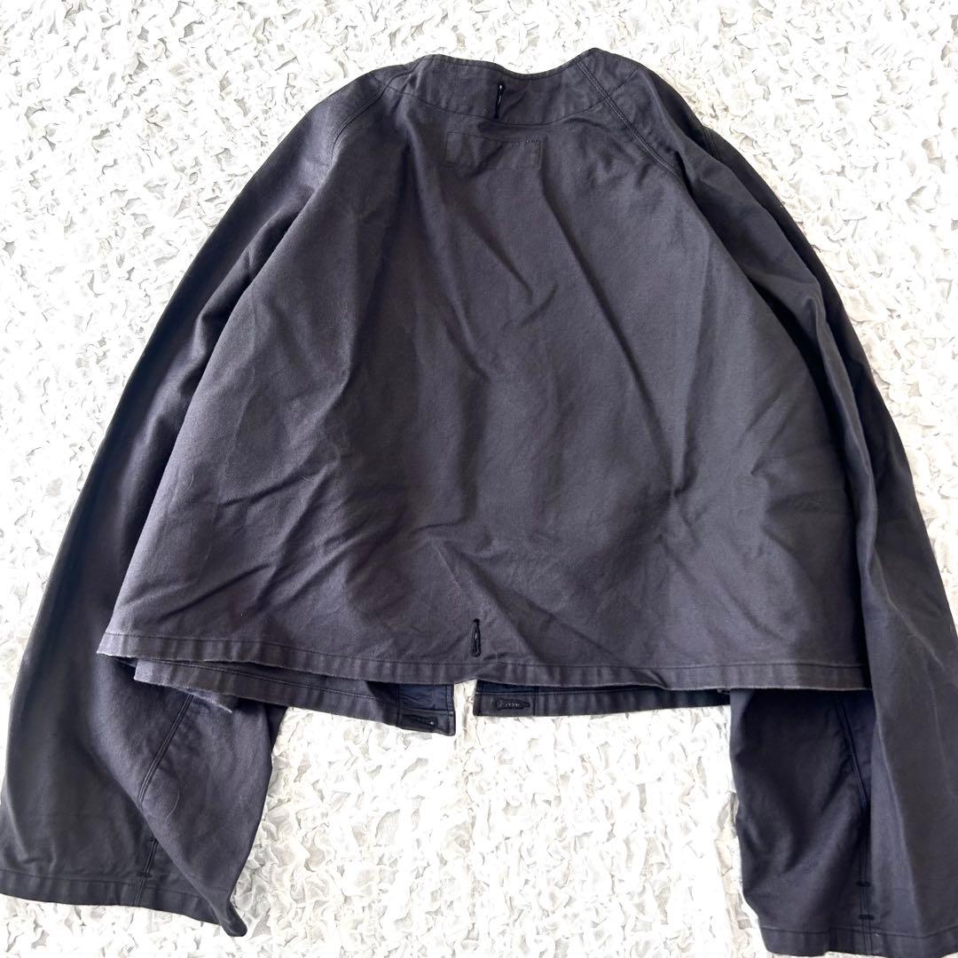 美品　シンゾーン モーターサイクルジャケット　ノーカラー　ヴィンテージ