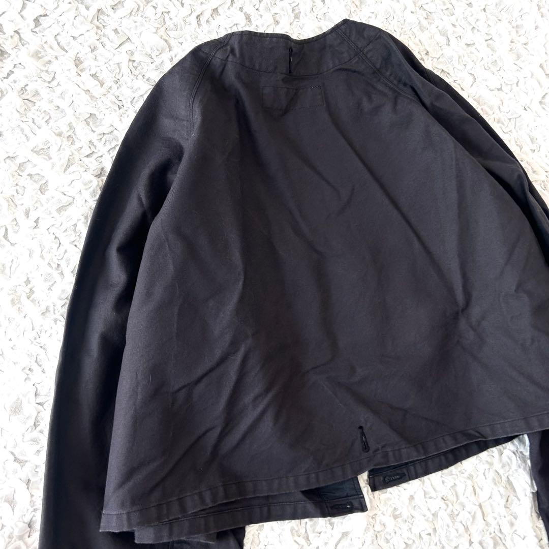 美品　シンゾーン モーターサイクルジャケット　ノーカラー　ヴィンテージ